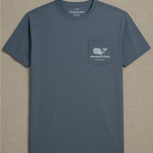 Vineyard Vines Men's Slate Blue Tee